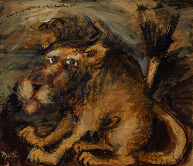 James Martin, ‘Lion from the Three Week Pudding Zoo’, Foster/White Gallery