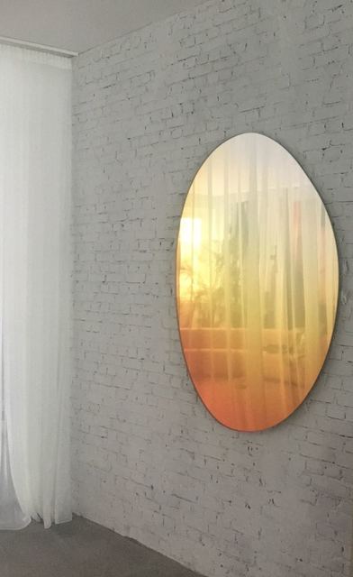 Sabine Marcelis, ‘Off Round Hue Mirror #4 in Sunrise ’, 2018, Design/Decorative Art, Glass, Color Film, Mirror, Etage Projects