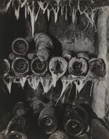 Untitled (Wine Bottles with Spider Webs)