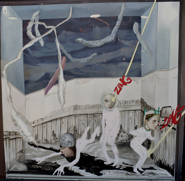 Carolina Muñoz, ‘Mujeres del Espacio’, 2020, Painting, Oil on canvas, Isabel Croxatto Galería