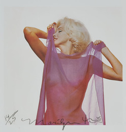 Marilyn With Pink Scarf (Later Impression)