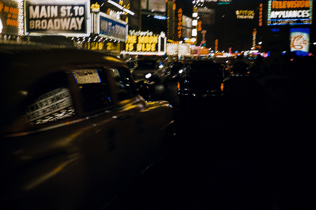 Werner Bischof, ‘Cruising at Night #2, New York, USA’, 1953, Photography, 2019 Super Chromogenic print, David Hill Gallery