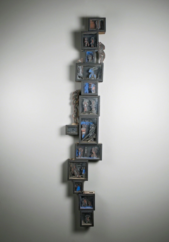 Totem, 2013
Wood, glass and painting
H. : 154 cm
Private collection
© Archives Musée Dapper – Photo Aurélie Leveau Totem, 2013
Wood, glass and painting
H. : 154 cm
Private collection
© Archives Musée Dapper – Photo Aurélie Leveau