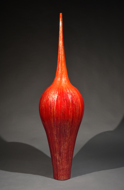 Tommy Zen, ‘Baroque Coral Contemporary Flute ’, 2020, Sculpture, Cerami, Thompson Landry Gallery