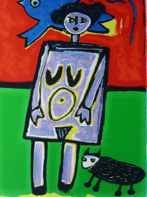 Corneille, ‘Le ciel rouge’, 2002, Okker Art Gallery