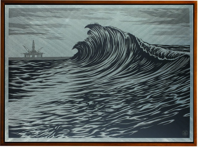Shepard Fairey, ‘Water is the New Black’, 2015, Underdogs Gallery