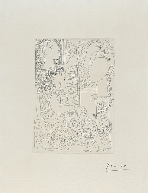 Pablo Picasso, ‘Deux modeles vetus from La Suite Vollard’, 1933, Rago/Wright