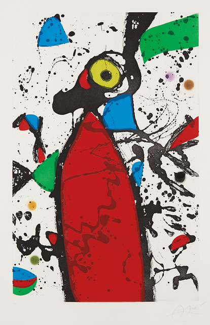 Joan Miró, ‘Souris rouge à la mantille (Red Mouse in the Mantilla)’, 1975, Phillips