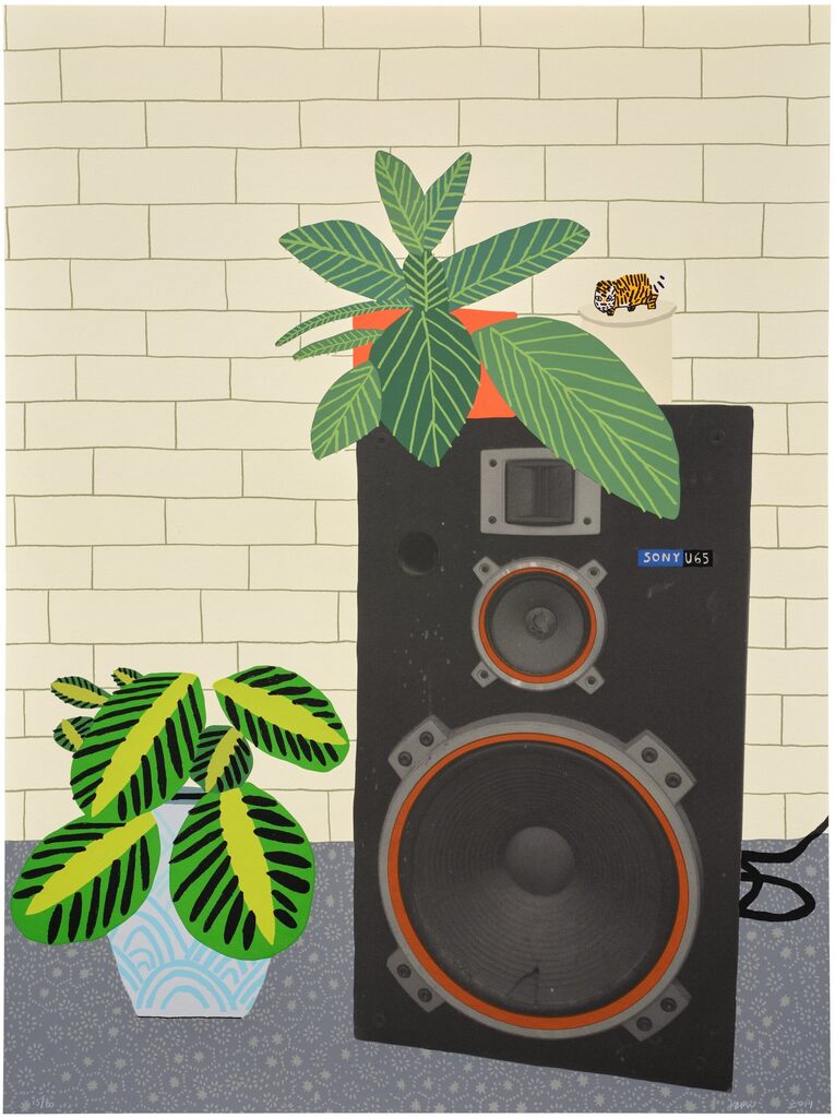 Jonas Wood - Speaker Still Life