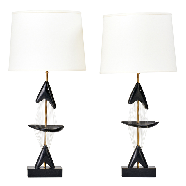 Clark Greenwood Voorhees, ‘Pair Of Table Lamps, USA’, Late 1940s, Rago/Wright