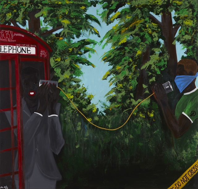 John Madu, ‘Voices on strings ’, 2020, Painting, Acrylic on canvas, CFHILL