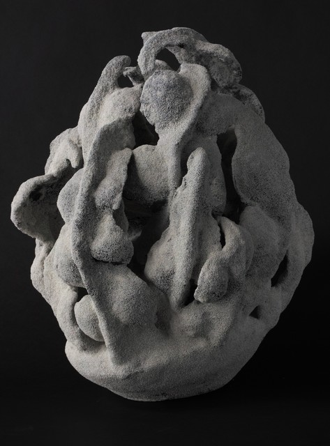 Katsumata Chieko, ‘White chamotte-encrusted biomorphic sculpture in the form of a coral’, 2015, Joan B. Mirviss Ltd.