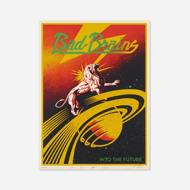 Shepard Fairey (OBEY), ‘Bad Brains’, 2012, Rago/Wright