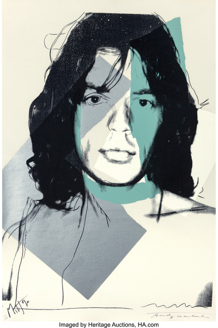 Andy Warhol, ‘Mick Jagger’, 1975, Print, Screenprint in colors on Arches Aquarelle paper, Heritage Auctions