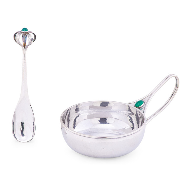Charles Robert Ashbee, ‘Porringer bowl and spoon, England’, 1900s, Rago