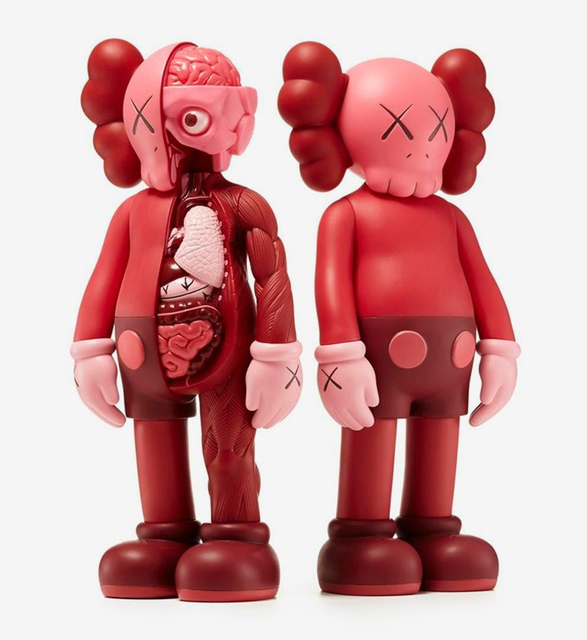 KAWS, ‘KAWS Companion Blush and Companion Blush Flayed (set of 2)’, 2016, Sculpture, Vinyl paint, Resin, DECORAZONgallery