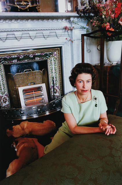 David Montgomery, ‘Queen Elizabeth with Corgis’, 1967, Phillips