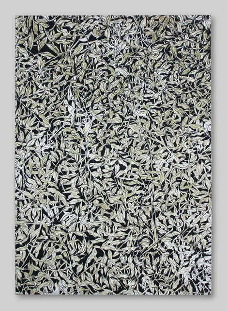 Doug Argue, ‘Leaf (Black and White)’, 2003, Approximately Blue