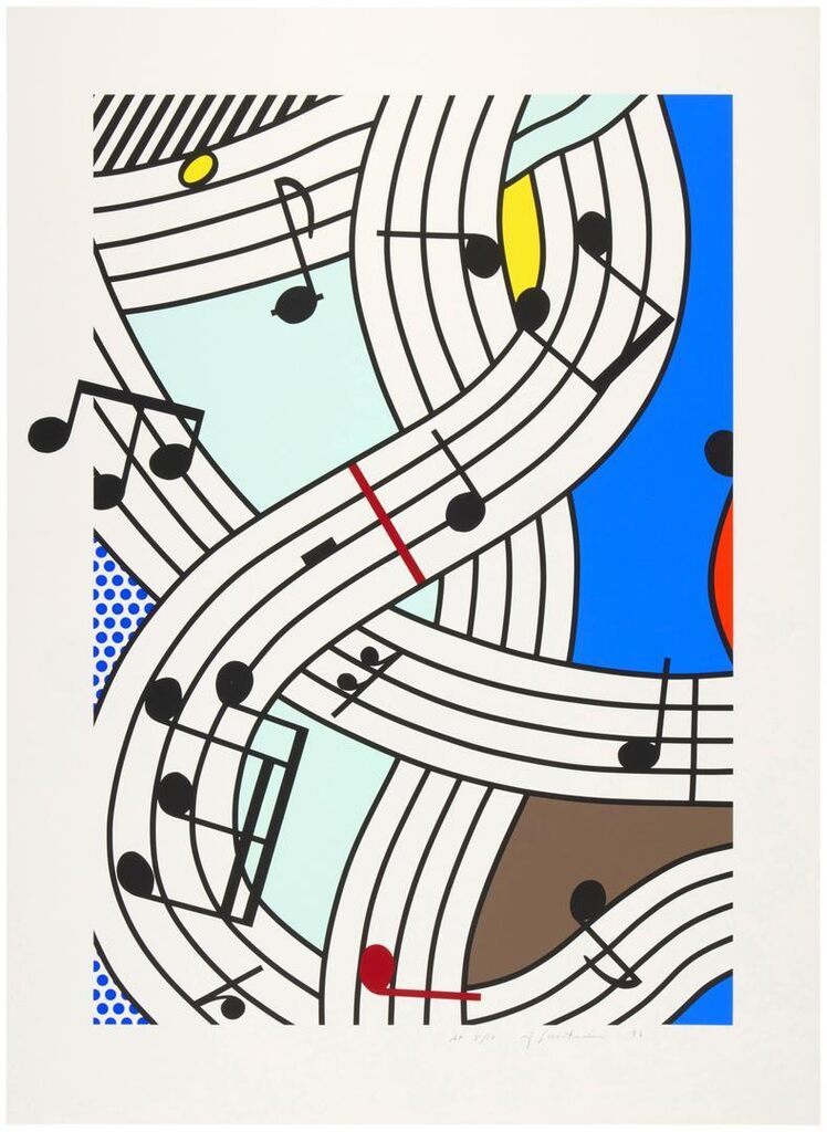 Roy Lichtenstein - Composition I