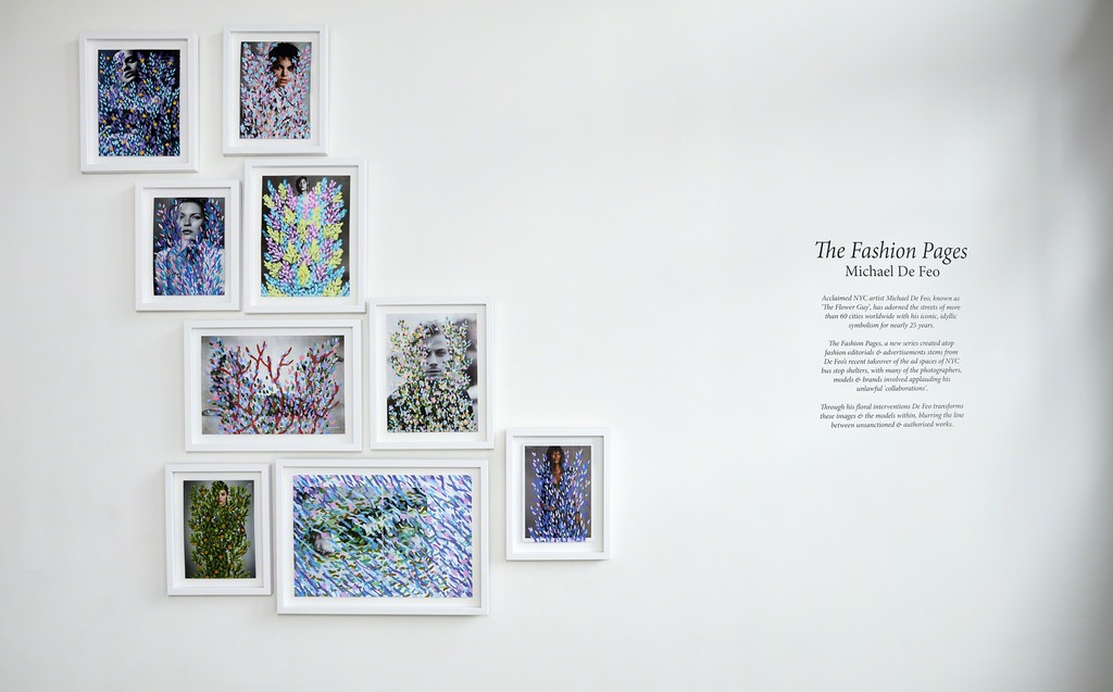 Michael De Feo, 'The Fashion Pages' installation view at The Garage, Amsterdam. Michael De Feo, 'The Fashion Pages' installation view at The Garage, Amsterdam.