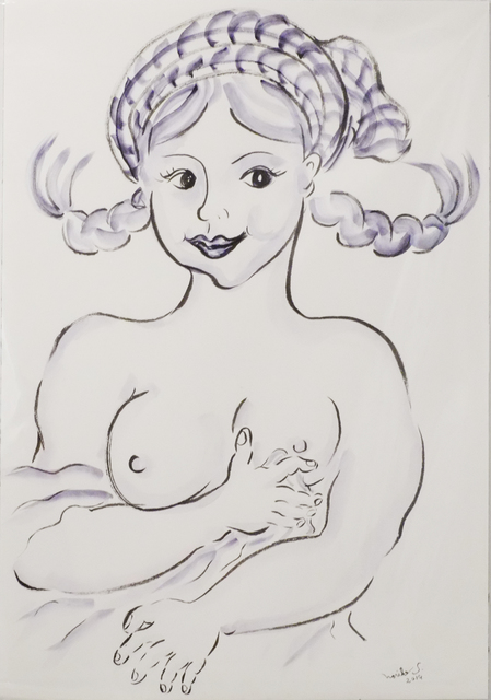 Noriko Shinohara, ‘Cutie and Bullie: Cutie as La Fornarina’, 2014, Deborah Colton Gallery