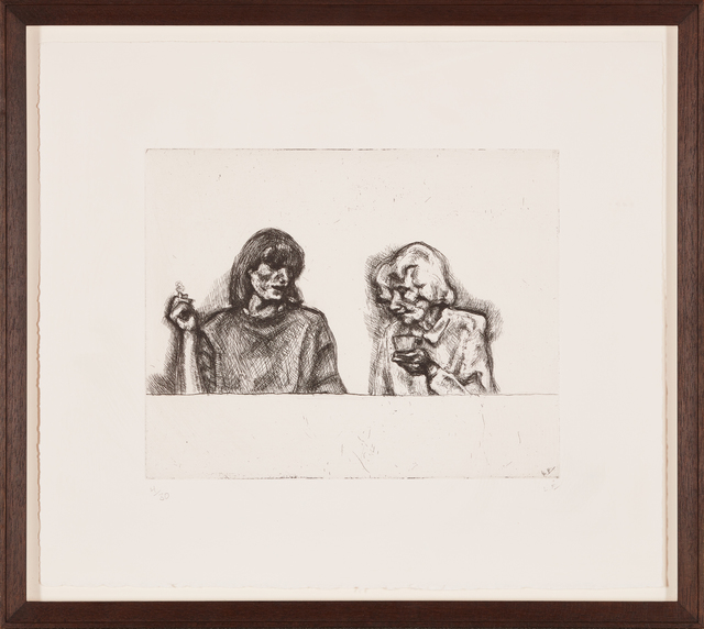 Lucian Freud, ‘A Conversation’, 1998, Marlborough London