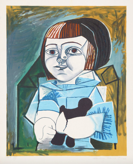 Pablo Picasso, ‘Paloma en Bleu, 1952’, 1979-1982, Print, Lithograph in colors, on Arches paper, Upsilon Gallery