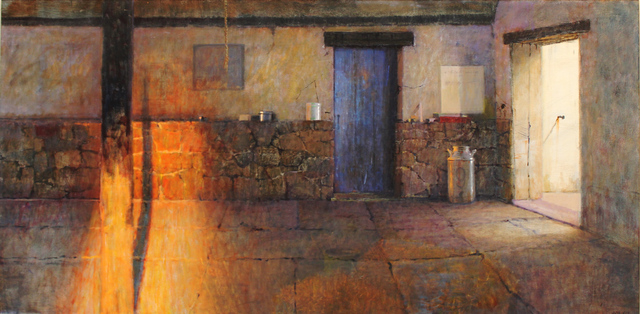 Donald Jurney, ‘A Stable Interior’, 2019, The Guild of Boston Artists