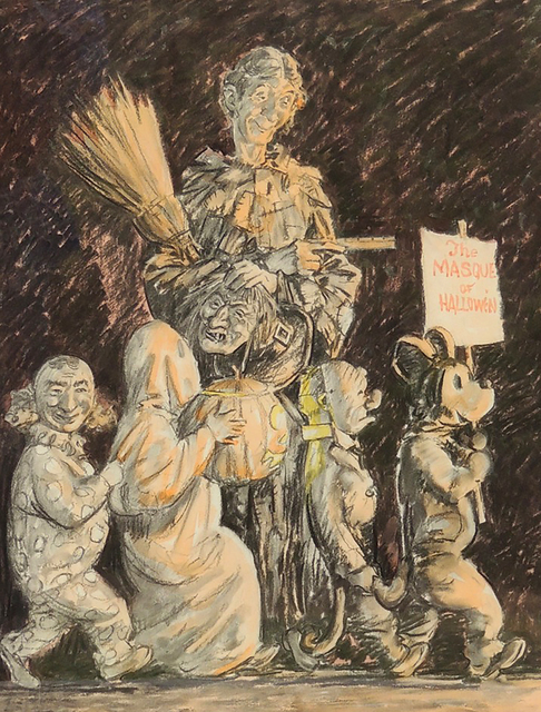 Monte Crews, ‘The Masque of Halloween’, The Illustrated Gallery