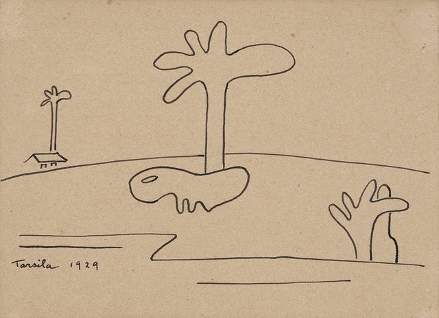 Tarsila do Amaral, ‘Paisagem Com Bicho Antropofágico II’, 1939, Galeria Frente