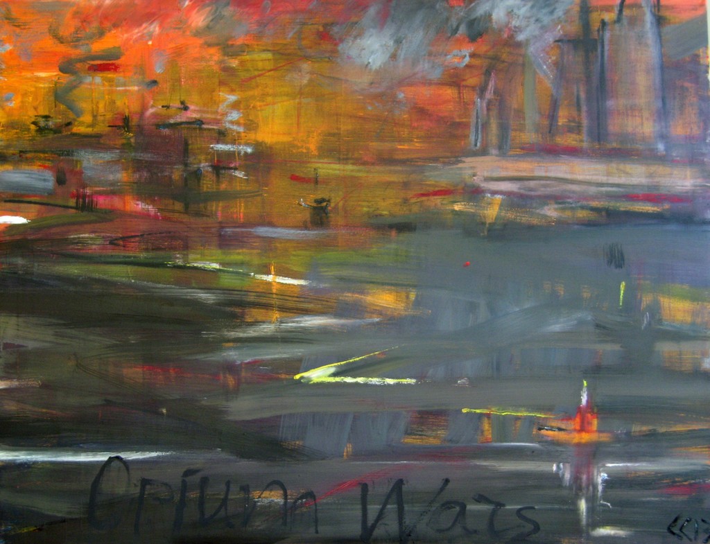 “Opium Wars” 110 x 80 oil on canvas.
Being part of such a radical movement from the Bulgarian 90’s art scene, Svilen Stefanov maintains a recurring theme and feeling for irony in his pieces. Paintings such as Critic with Pink Tongue is charged with irony aimed towards religion. The critic reminds the viewer of the figure of Jesus Christ and his role as a critic of humanity over the centuries. “Opium Wars” 110 x 80 oil on canvas.
Being part of such a radical movement from the Bulgarian 90’s art scene, Svilen Stefanov maintains a recurring theme and feeling for irony in his pieces. Paintings such as Critic with Pink Tongue is charged with irony aimed towards religion. The critic reminds the viewer of the figure of Jesus Christ and his role as a critic of humanity over the centuries.