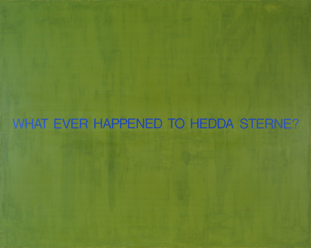 David Diao, ‘What Ever Happened to Hedda Sterne?’, 1993, Postmasters Gallery