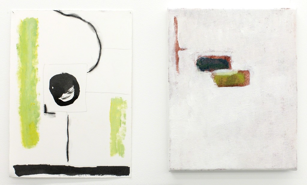 Agnes Maes, work on paper and oil painting. Agnes Maes, work on paper and oil painting.