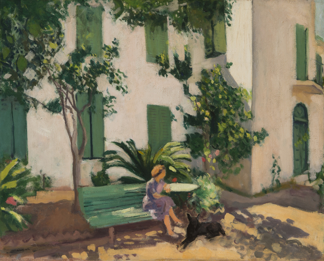 Albert Marquet, ‘Le repos devant la maison’, 1944, BAILLY GALLERY