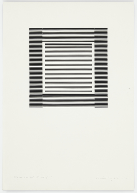 Michael Craig-Martin, ‘Black Venetian Blind Piece’, 1988, Cristea Roberts Gallery