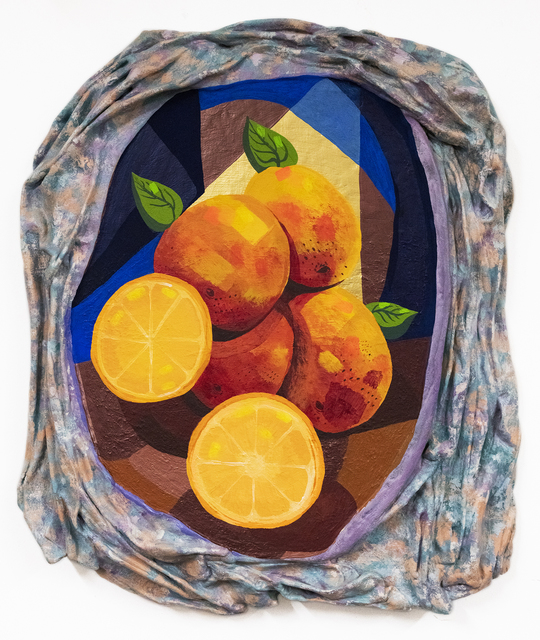 Azikiwe Mohammed, ‘Dinner Time In The Community Room #3’, 2020, Painting, Acrylic, gouache on shaped board, Anna Zorina Gallery