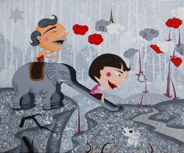 Chien-Chiang Hua, ‘Unconscious Pleasure-Elephant Slide’, 2009, Aki Gallery