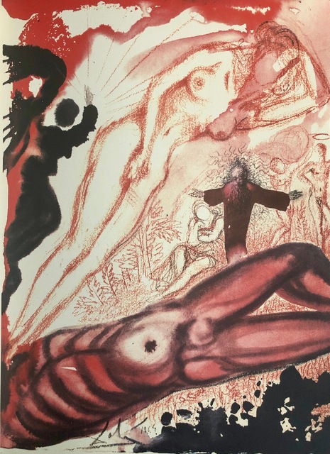 Salvador Dalí, ‘Woman From the Side of Man, 'Mulier e Latere Viri', Biblia Sacra’, 1967, Mixed Media, Original Lithograph, Inviere Gallery