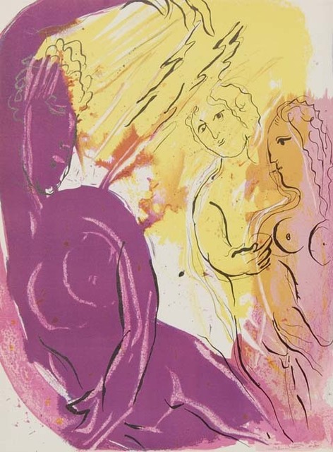 Marc Chagall, ‘Angel With the Sword’, 1956, Baterbys