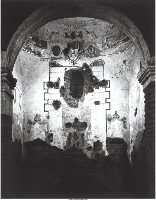 Ansel Adams, ‘Interior of Tumacacori Mission, New Mexico’, circa 1952, Heritage Auctions