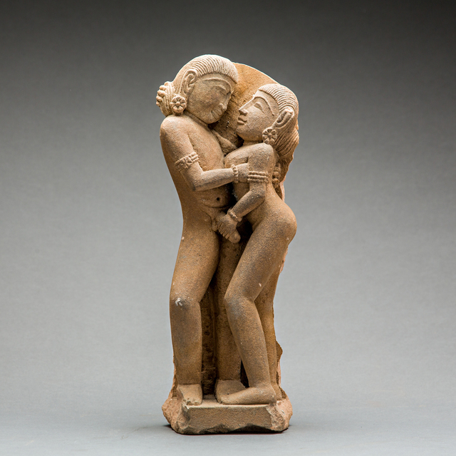 Unknown Asian, ‘Erotic Sandstone Sculpture of a Couple’, 13th Century AD, Barakat Gallery
