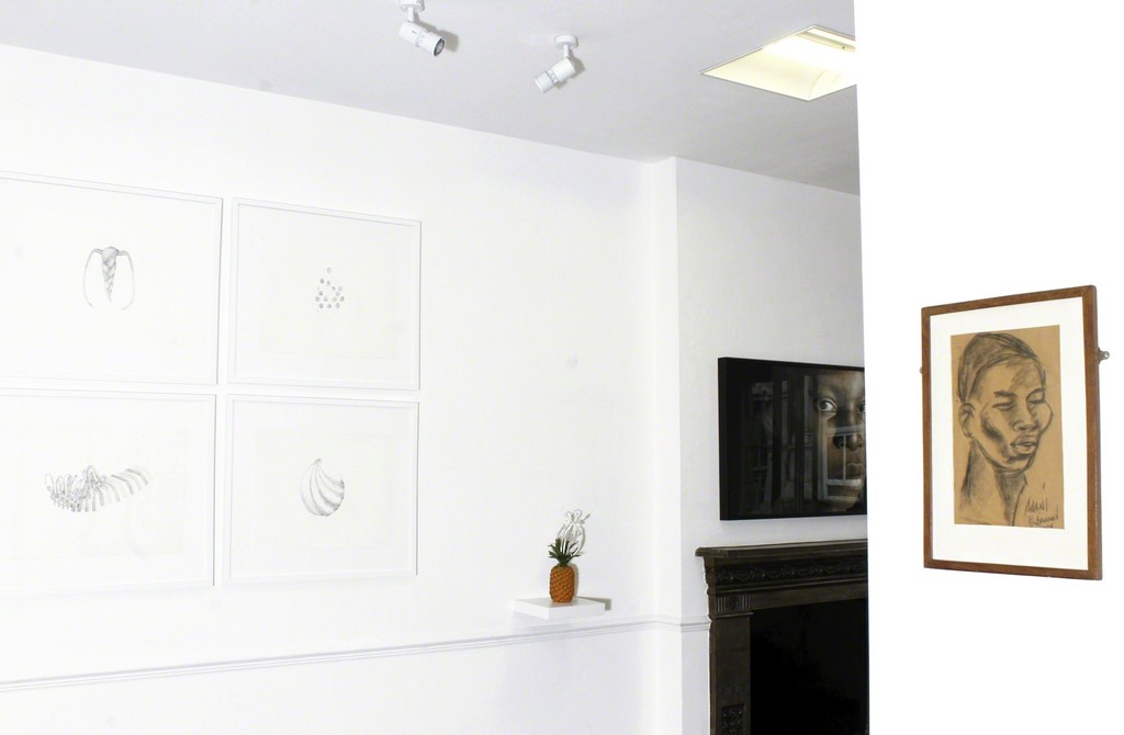 Installation shot - Works by Temitayo Ogunbiyi & Ben Enwonwu MBE Installation shot - Works by Temitayo Ogunbiyi & Ben Enwonwu MBE