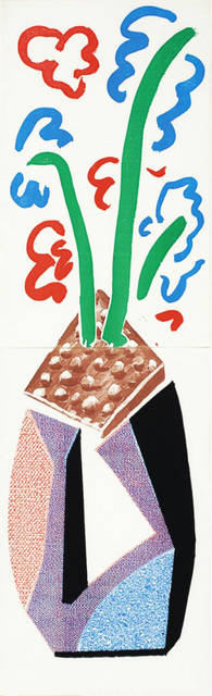 David Hockney, ‘Red, Blue & Green Flowers, July 1986 ’, 1986, Kenneth A. Friedman & Co.