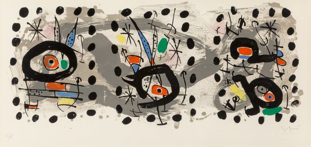 Joan Miró, ‘Solar Bird, Lunar Bird, Sparks’, 1967, Heritage Auctions