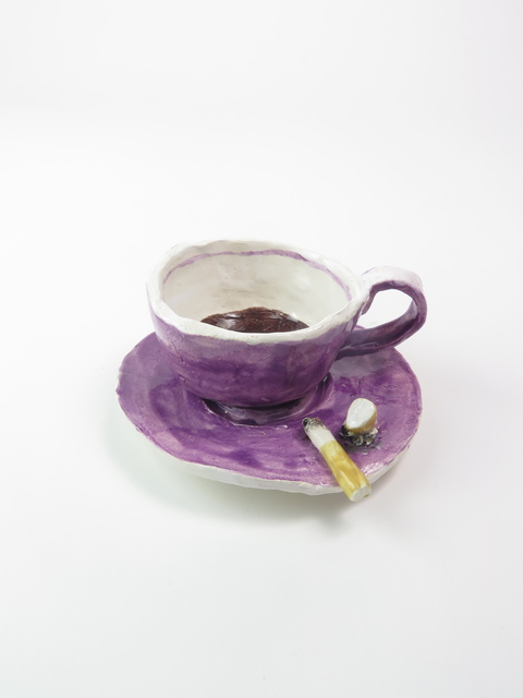 Rose Eken, ‘Coffee and Cigarette Butts’, 2019, V1 Gallery