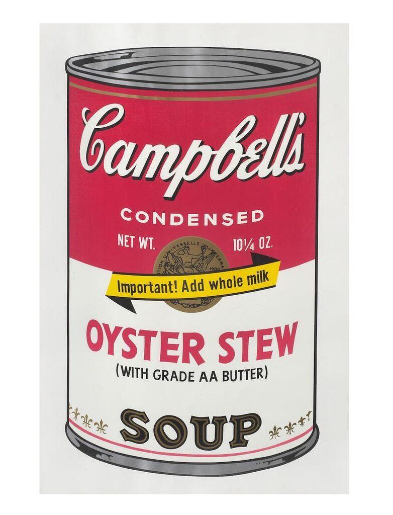 Andy Warhol - Oyster Stew, from Campbell's Soup II (Feldman and Schellmann II.60)