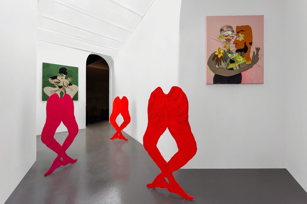 Tschabalala Self, 'The Function', 18 March – 22 April 2016, installation view at T293 Napoli. Photo by Maurizio Esposito. Tschabalala Self, 'The Function', 18 March – 22 April 2016, installation view at T293 Napoli. Photo by Maurizio Esposito.