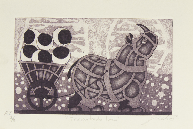 Isidro Fabián, ‘Transportando lunas’, Bernardini Art Gallery & Auction House