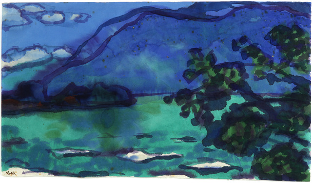 Emil Nolde, ‘Lago Maggiore’, 1930, Drawing, Collage or other Work on Paper, Watercolour on Japan Paper, Galerie Utermann