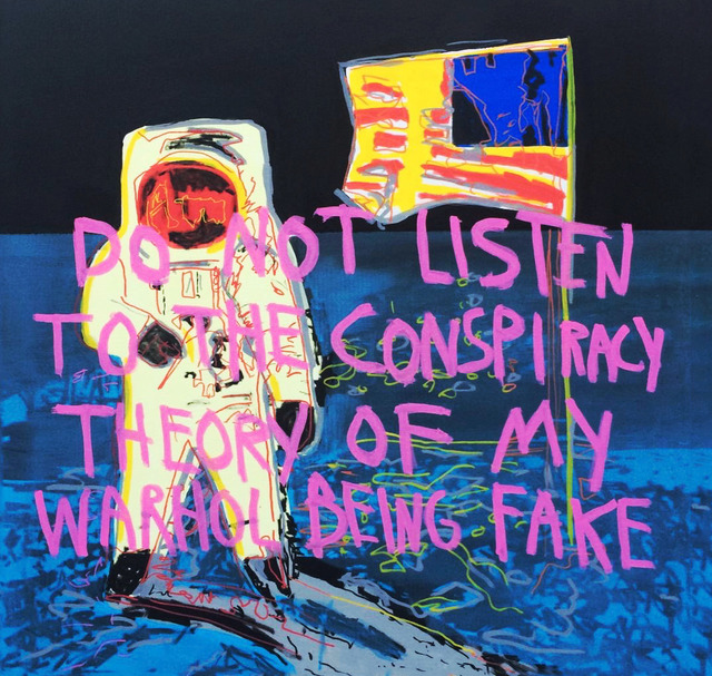 CB Hoyo, ‘Warhol and conspiracy theory’, 2018, GR Gallery